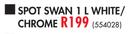 Eurolux Spot Swan 1L White/Chrome