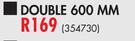 Radiant 600mm Double Fluorescent Fitting Excluding Tubes-Each 