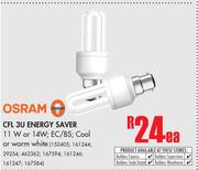 Osram CFL 3U Energy Saver-Each