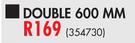 Radiant 600mm Double Fluorescent Fitting Excluding Tubes-Each 