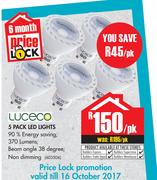 Luceco 5 Pack LED Lights-Per PK