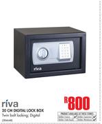 Riva 20cm Digital Lock Box