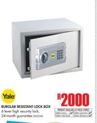 Yale Burglar Resistant Lock Box