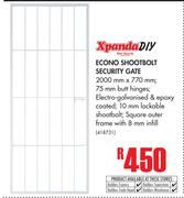 Xpanda Econo Shootbolt Security Gate
