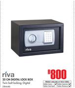 Riva 20cm Digital Lock Box