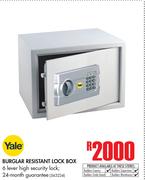 Yale Burglar Resistant Lock Box