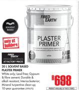 Fired Earth Solvent Based Plaster Primer-20Ltr