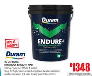0Duram Endure+ Luxurious Smooth Matt-20Ltr