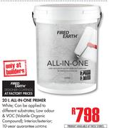 Fired Earth All In One Primer-5Ltr