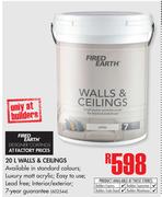 Fired Earth Walls & Ceilings-20Ltr