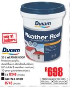 Duram 20Ltr Weather Roof Paint