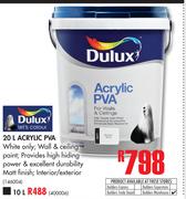 Dulux 10Ltr Acrylic PVA