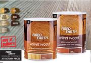 Fired Earth 5Ltr Velvet Wood Gloss Varnish-ea