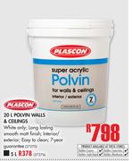 Plascon 20Ltr Polvin Walls & Ceilings