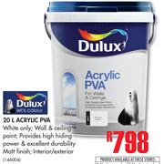 Dulux Acrylic PVA-10Ltr