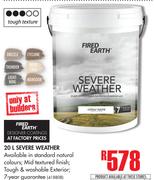 Fired Earth Severe Weather-20Ltr