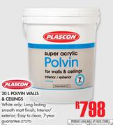 Plascon Polvin Walls & Ceilings-5Ltr