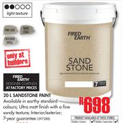 Fired Earth Sandstone Paint-5Ltr