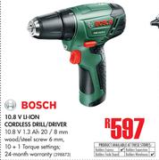 Bosch 10.8 V Li-Ion Cordless Drill/Driver