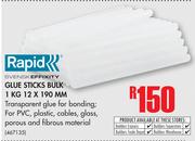 Rapid Glue Sticks Bulk 1Kg 12x190mm