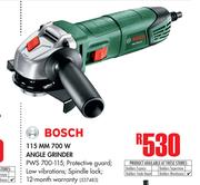 Bosch 115mm 700W Angle Grinder PWS700-115