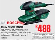 Bosch 200W Orbital Sander PSS200AC