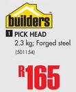 Builders Pick Head