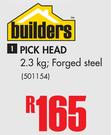 Builders Pick Head