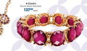 Claire's Round Stone Bracelets-Each