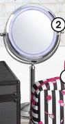 Clicks Double Sided Mirror With LED Light