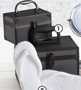 Clicks Black Aluminium Cosmetics Cases