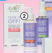 Sorbet Depilatory Underarm,Bikini & Legs Strip Wax,Post Wax Cream-120ml Or Pre Wax Cleanser Spray-12