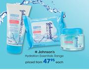 Johnson's Hydration Essentials Range Each