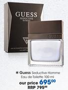 Guess Seductive Homme Eau De Toilette-100ml