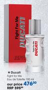 Ducati Fight For Me Eau De Toilette-100ml