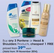 Pantene Or Head & Shoulders Products-Each