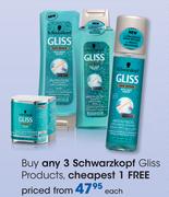 Schwarzkopf Gliss Products-Each