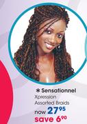 Sensationnel Xpression Assorted Braids
