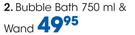 Oh So Heavenly Bubble Bath-750ml & Wand