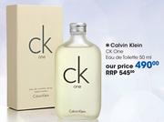 Calvin Klein CK One Eau De Toilette-50ml