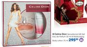 Celine Dion Sensational Gift Set: Eau De Parfum-30ml & Moisturising Body Lotion-75ml