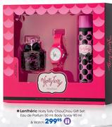 Lentheric Hoity Toity Chou Chou Gift Set: Eau De Parfum-50ml,Body Spray-90ml & Watch