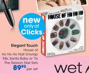 Elegant Touch House Of Ho Ho Ho Nail Unwrap Me,Santa baby Or Tis The Season Nail Sets-Per Set