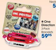 One Direction 3-Pack Bracelets