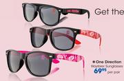  One Direction Wayfarer Sunglasses-Per Pair