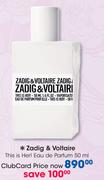Zadig And Voltaire This Is Her Eau De Parfum-50ml