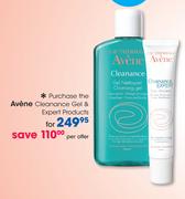 Avene Cleanance Gel And Expert Products
