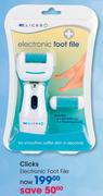 Clicks Electronic Foot File