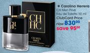 Carolina Herrera CH Men Prive Eau De Toilette-50ml