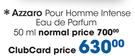 Azzaro Pour Homme Intense Eau De Parfum-50ml